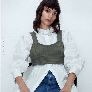 Zara Knit Crop Top TRF